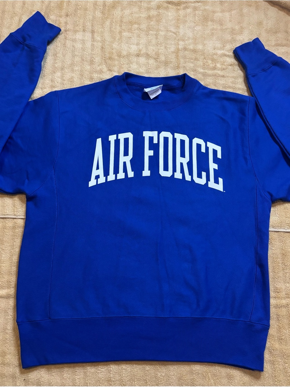 Champion Royal Blue 'Air Force' Crewneck Sweatshirt
